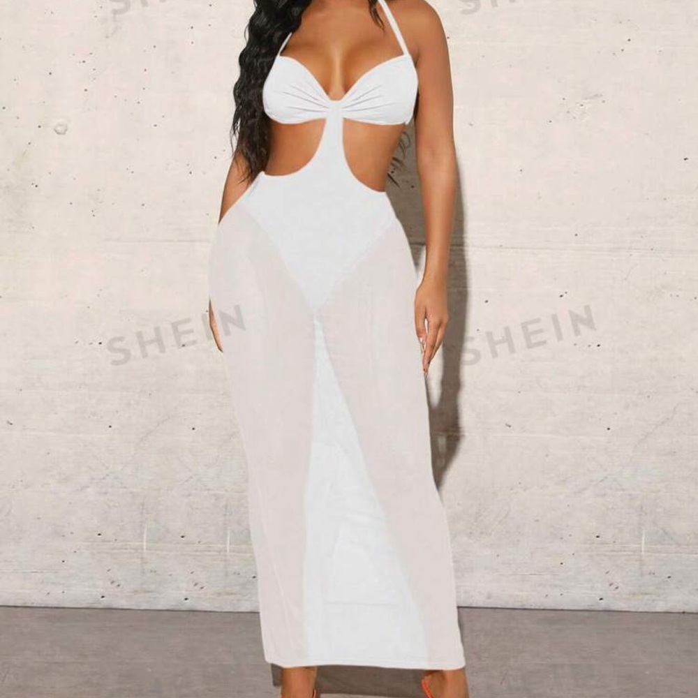 Mesh bodycon dress